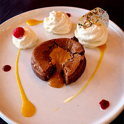 mi - cuit au chocolat coeur fondant praline